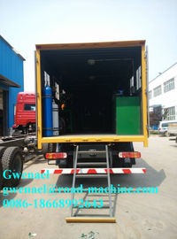 Camion mobile d'atelier de camions de faible puissance de message publicitaire de HOWO 4 x 2