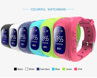 Montre 2019 intelligente de montre GPS Q50 d'enfant imperméable d'Amazone avec l'appel de SOS