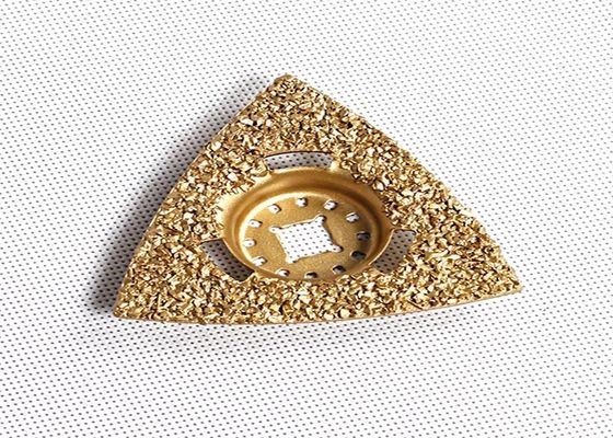 accessoires triangulaires de machine-outil de lame de scies de râpe de carbure de 80mm pour le plastique mou