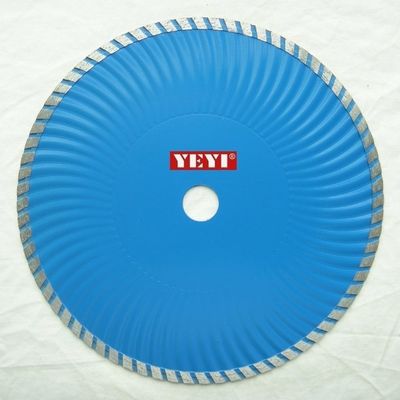 Lame de vague de Turbo de diamant de 12 pouces pour couper le béton, sol de mosaïque, réfractaire