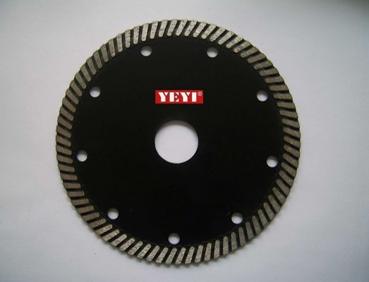 le diamant de 105mm Turbo scie des lames, dents pressées et étroites chaudes agglomérées 4"