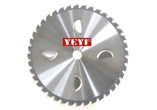La fente faite sur commande de carbure scie des lames, le style japonais 255mm de lame de coupeur de brosse de CTT