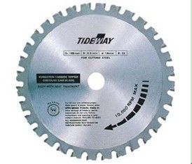 Dents TCT des lames de scies circulaires pour métaux découpage en forme de trapèze OEM