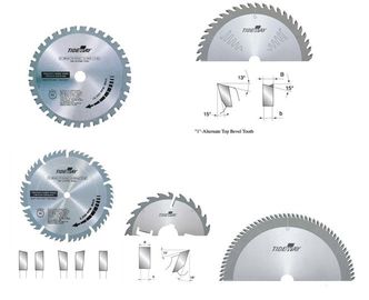 Circulaire TCT a vu des lames en acier haut de gamme et Micro grains pointes carbure