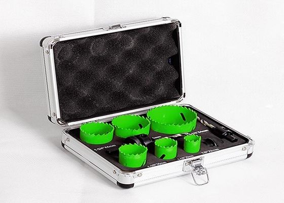 Le foret 7/8" 1-1/8 » 22mm 29mm trou de 2 pouces a vu l'ensemble avec caisse d'acier inoxydable/en aluminium