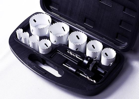 Le blanc 1-3/8 » 2" trou bimétallique de dent fine a vu des outils de coupe pour les planchers en bois durs