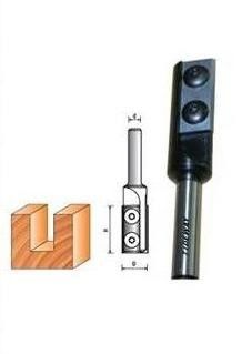 Micro Grain carbure de tungstène CNC Router Bits avec des couteaux interchangeables pour raccordement feuillure