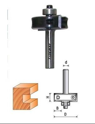 Surface finie mortaiser bits de routeur CNC avec couteaux réversible