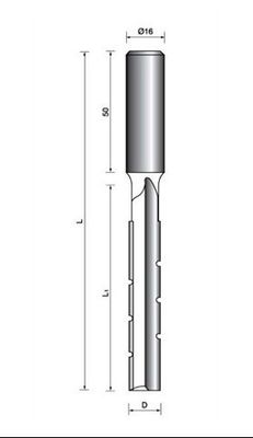 Micro personnalisé - trépans pointes de carbure de grain à mortaiser TCT (tige de 16 MM)