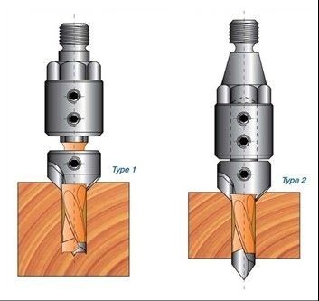 Point de Brad OEM personnalisé, couteaux fraisurage v point TCT