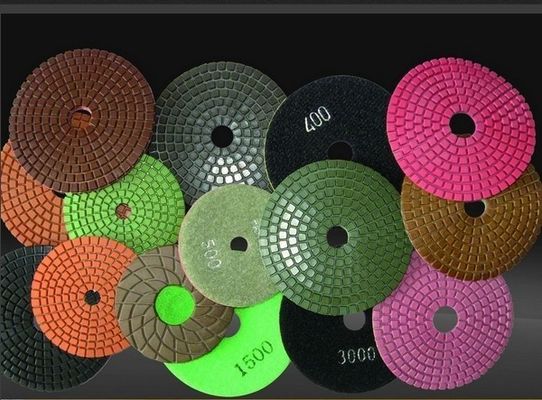 5" ou protections de polonais de diamant de 4 pouces pour le granit et le marbre/protection humide