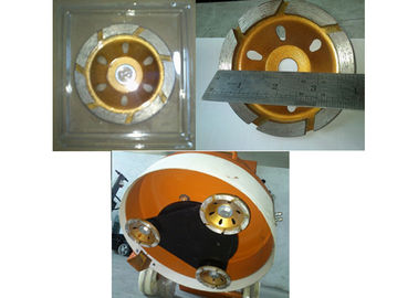 4" roue de meulage concrète de tasse de lame de meule de diamant en métal