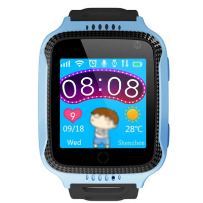 Nouvelle horloge intelligente de la montre Q529 de traqueur de GPS d'équipement portable d'enfants avec la caméra et la lampe-torche